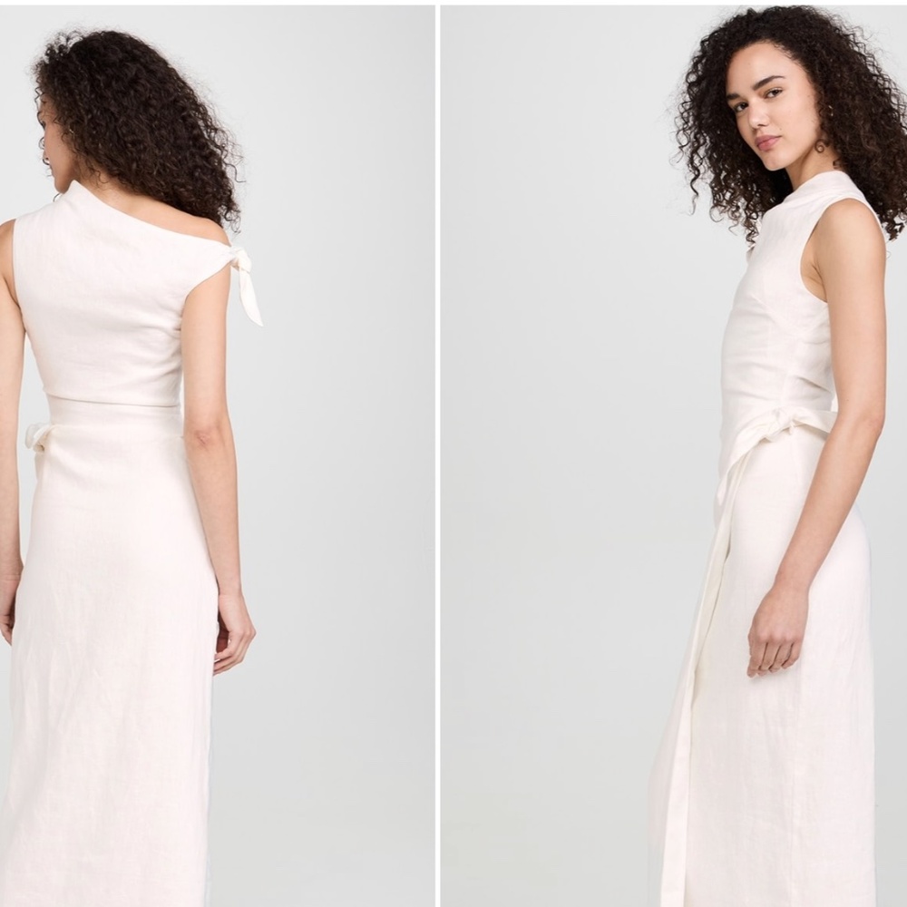 SIR Tamara tie midi dress